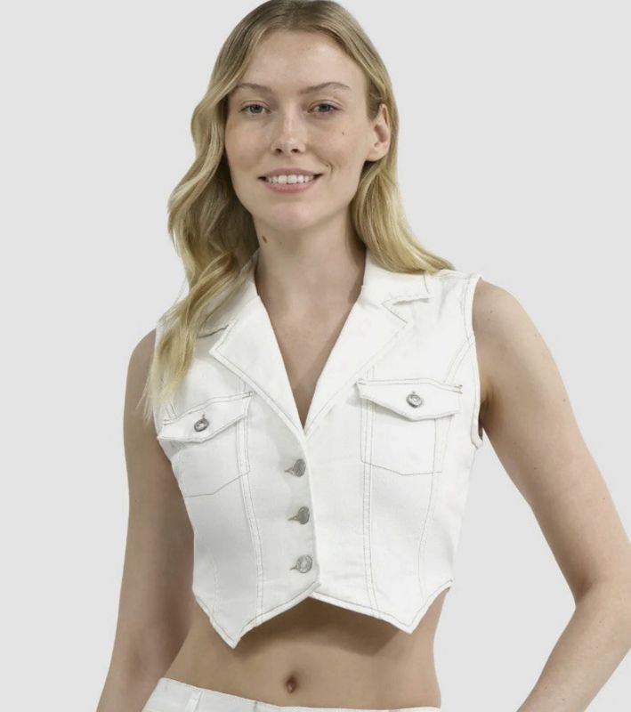 Madden NYC denim vest XXS (00)