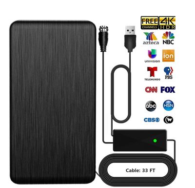 Camkey black outdoor and outdoor digital tv antenna