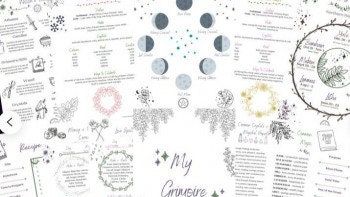Book of Shadow Grimoire Starter Bundle Digital Witchcraft download