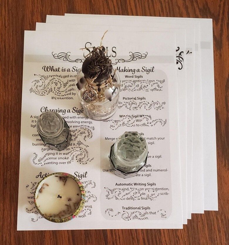 Sigil Bundle Sheets - Witchcraft Spellcraft Digital Download