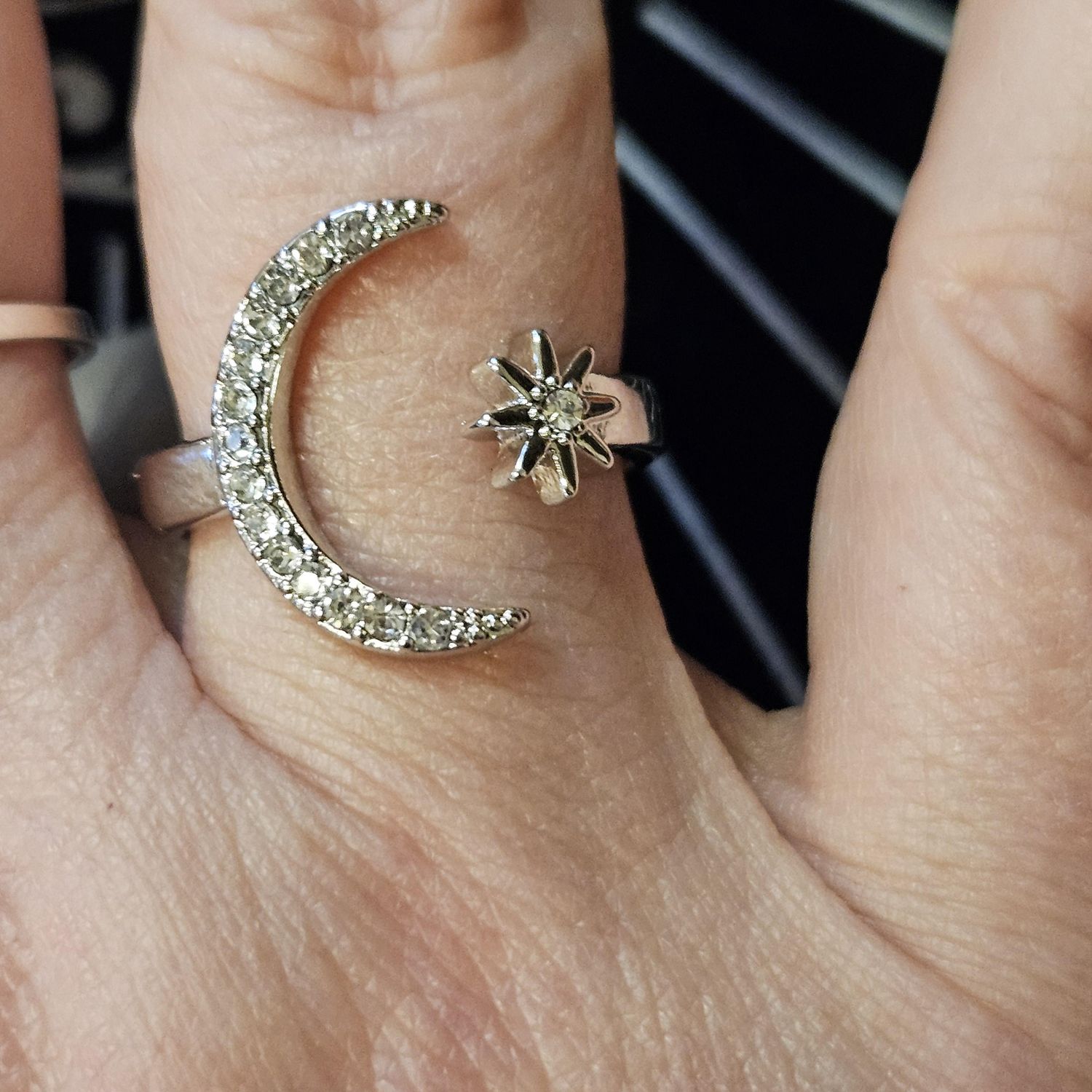 Moon and Stars Ring of Connection