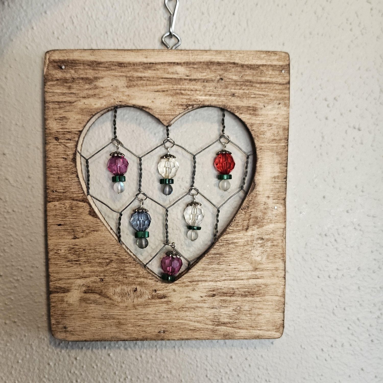 Handmade Heart Suncatcher