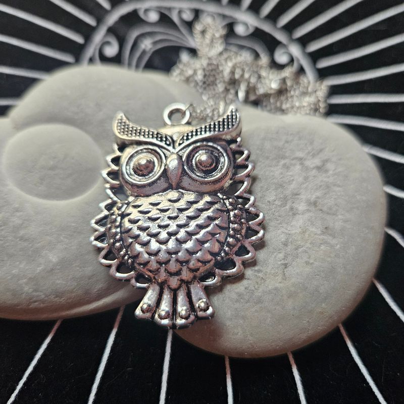 Owl Amulet for Intuition, Protection &amp; Spiritual Insight
