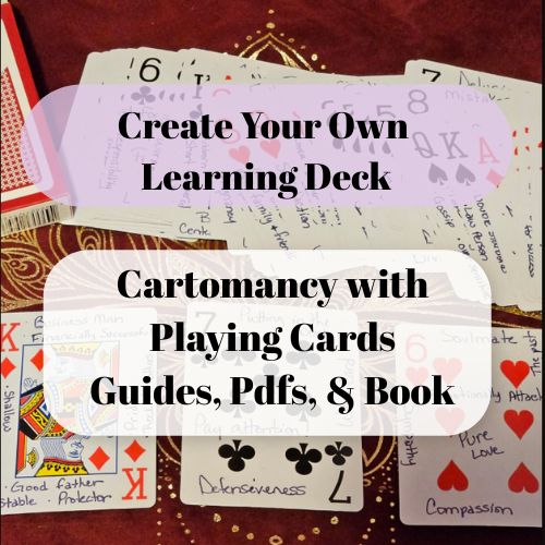 Cartomancy Deck - Create your Own Deck Instructions with Guides &amp; Book