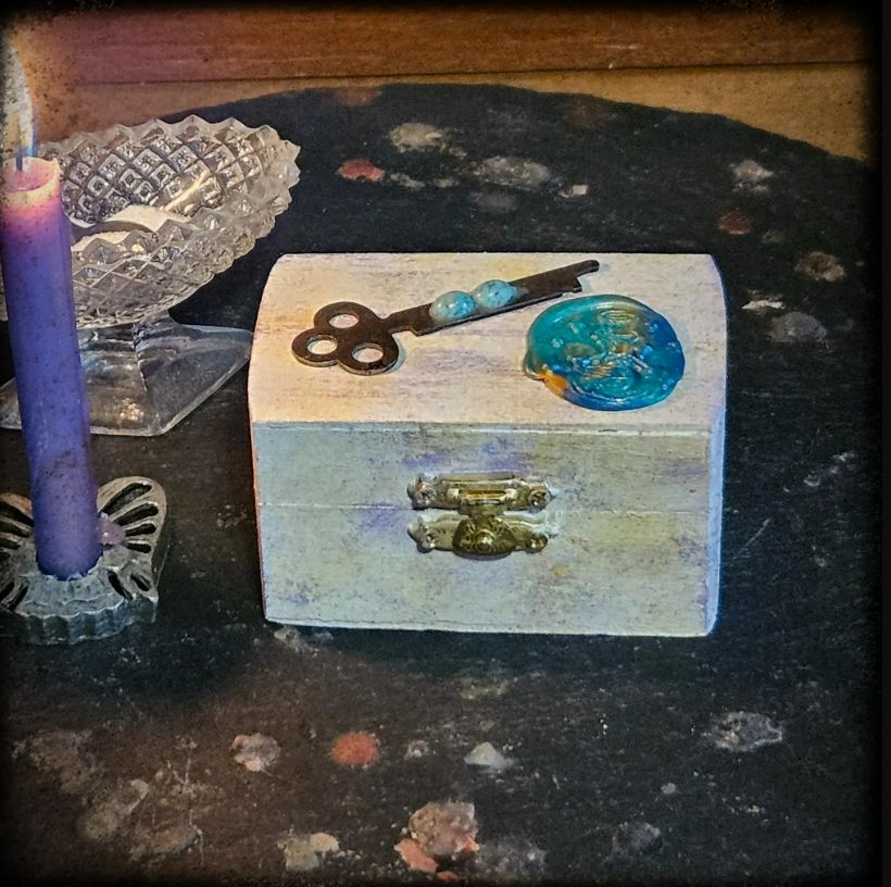 Handmade Manifestation Box | Painted Altar Box