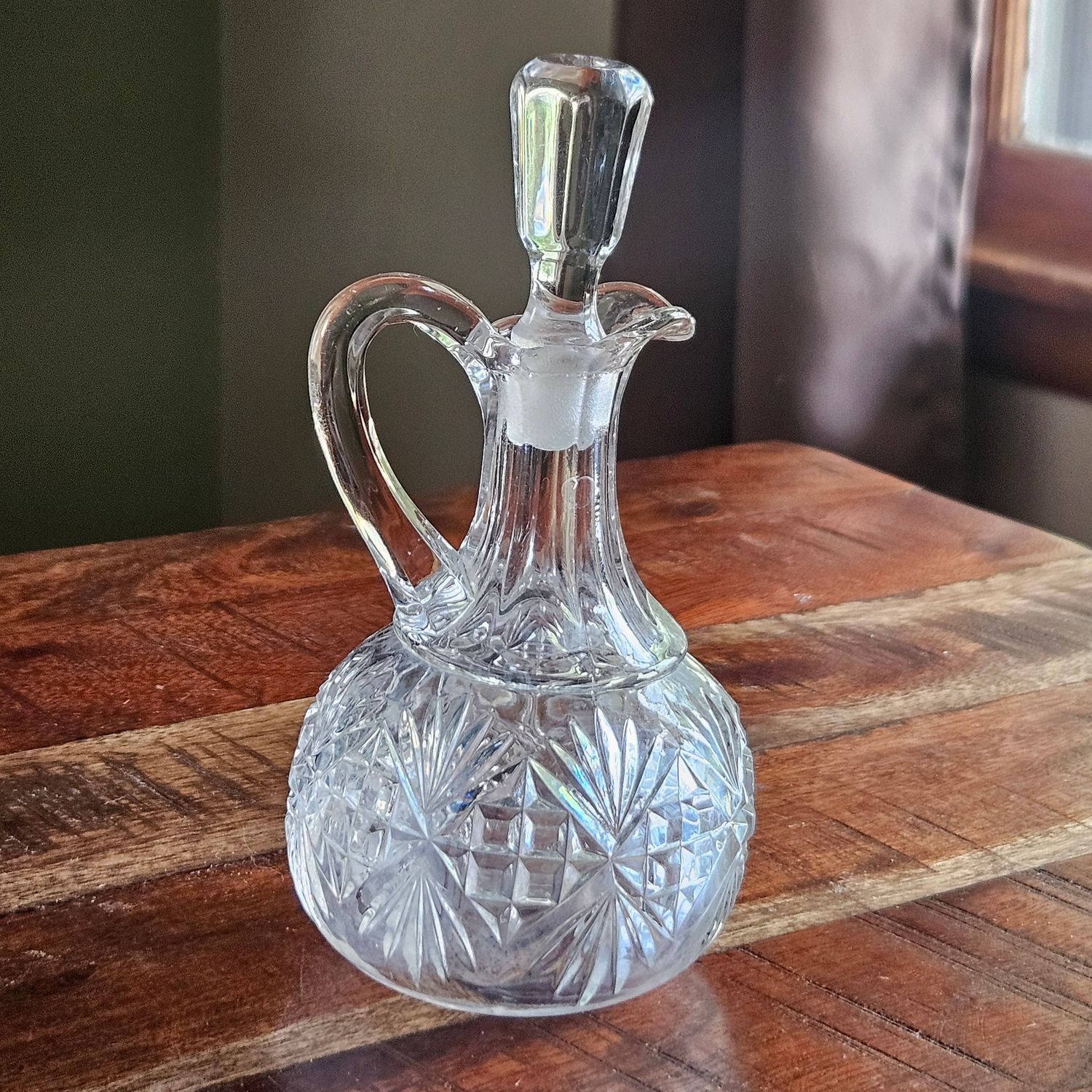 Vintage bottle for Moon water or altar vessel