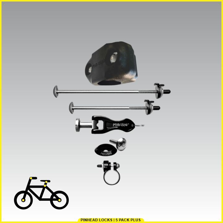 5 Pack: Wheels (QR), Headset, SeatPost, TagBox