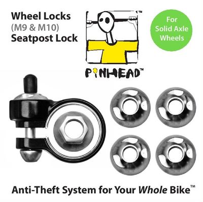 Wheel Lock: M9 &amp; M10, Seat Post Lock &amp; Key (US ONLY)