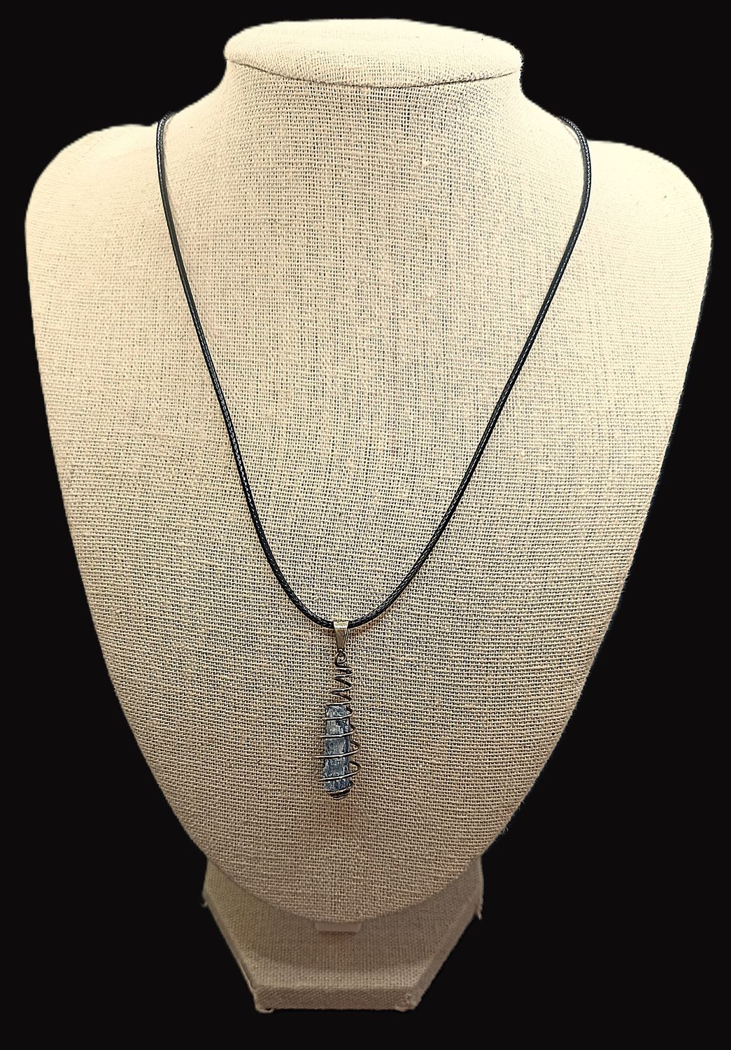 Collier Cyanite Bleue