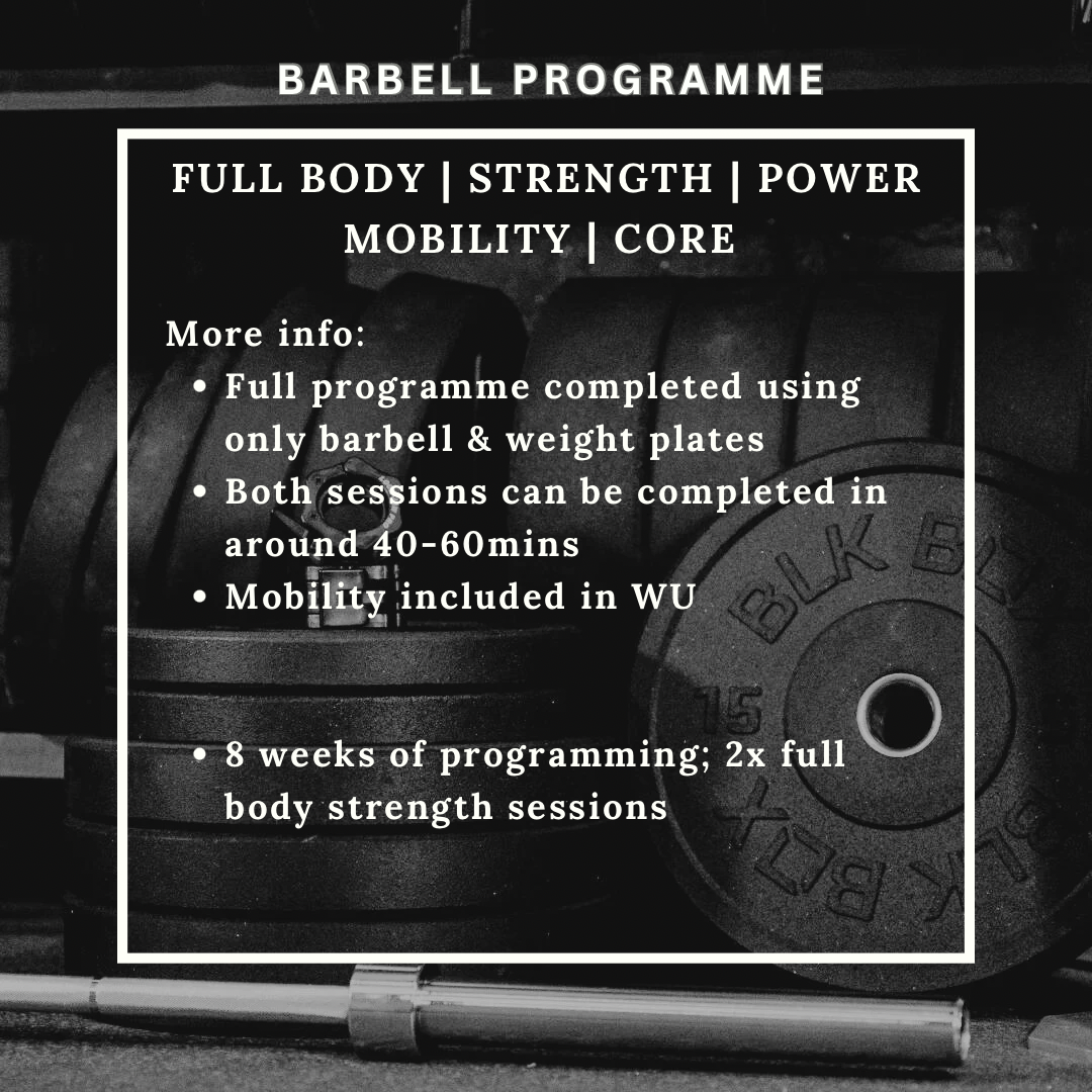 Barbell Programme