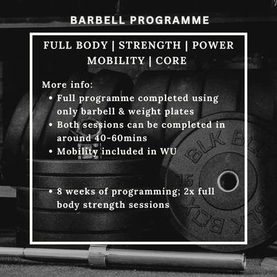 Barbell Programme
