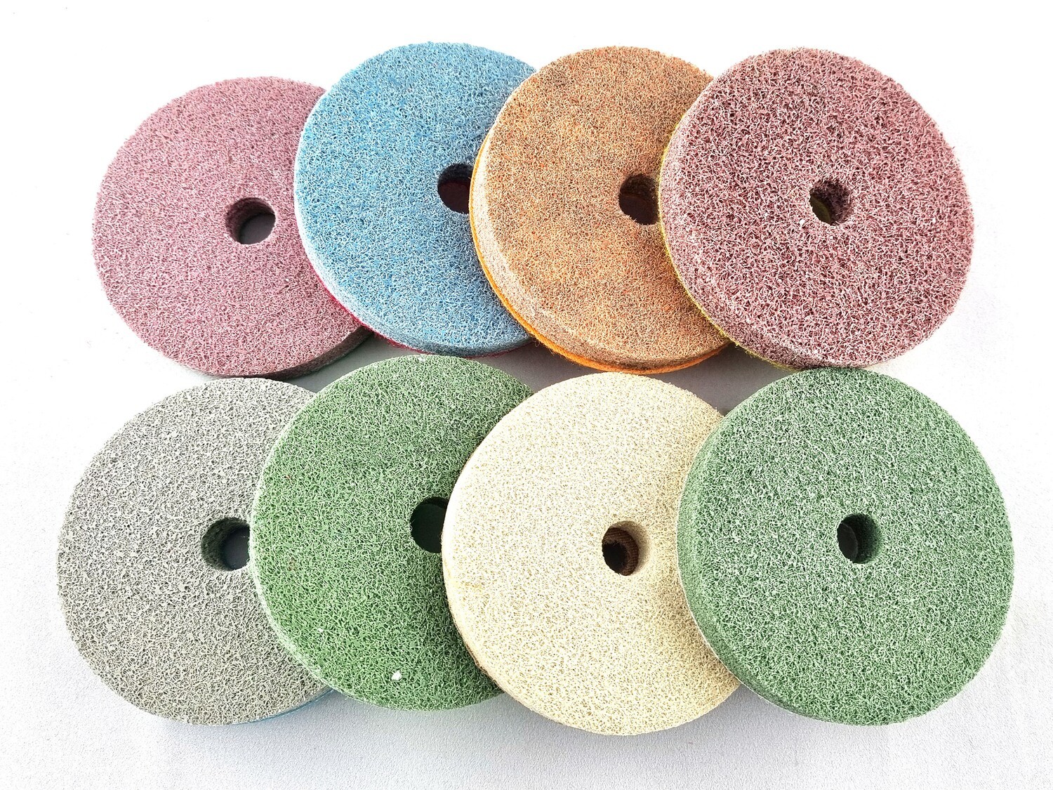 Diamond sponge pad discs 3inch/ 8 grits set