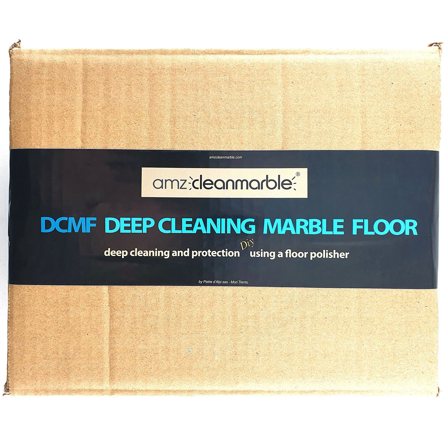 BMC Deep Cleaning Floor Kit 5" for home polisher with 125 mm TNT nylon fibre abrasive discs, white TNT discs and water-repellent detergent for stain protection