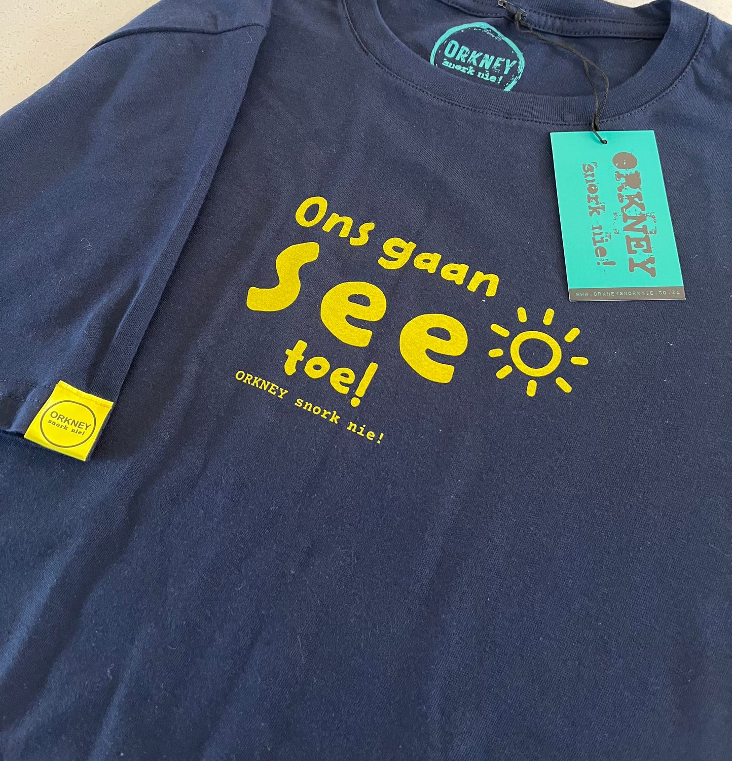 Ons gaan See toe! IN GEEL GEDRUK.