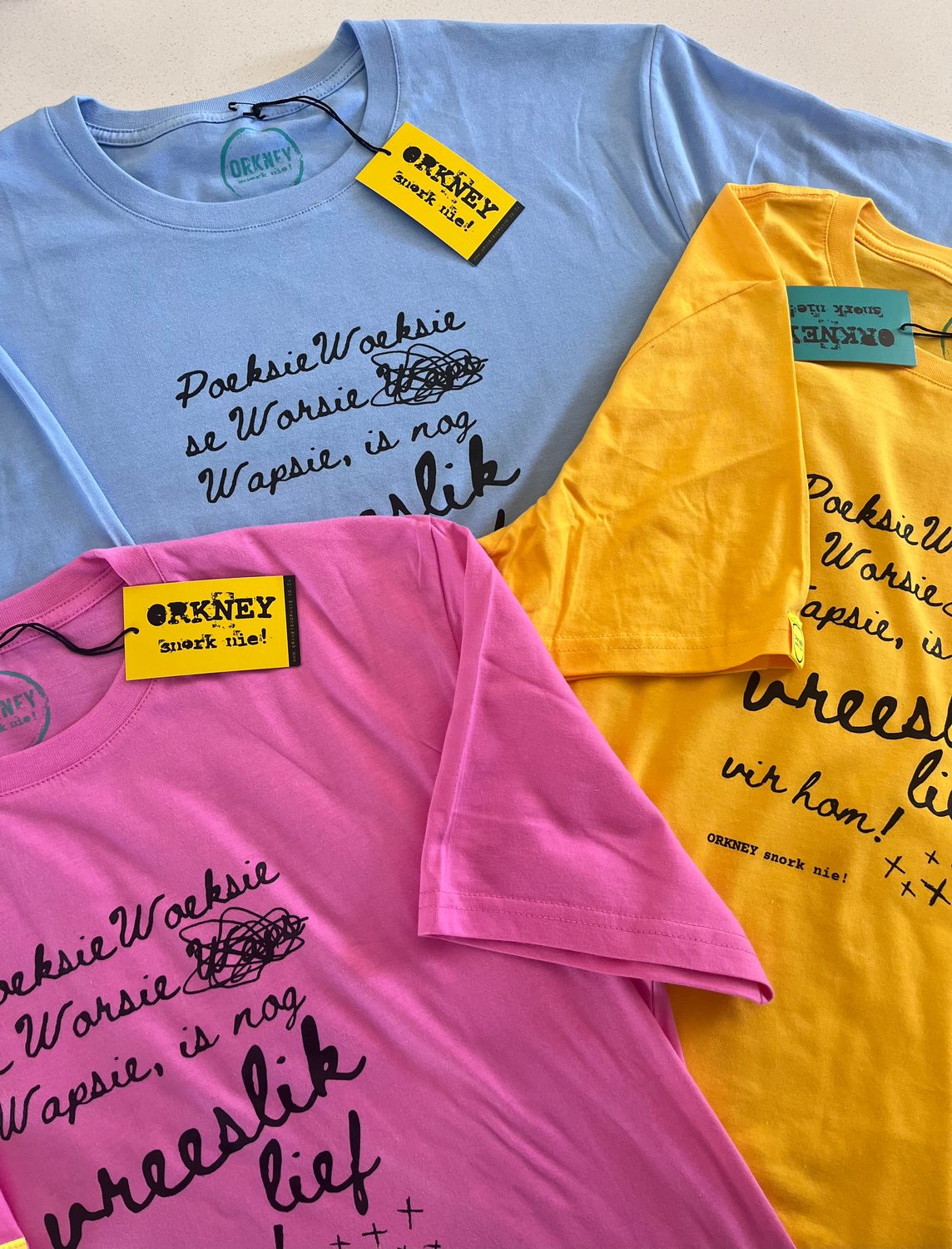 POEKSIE WOEKSIE SE WORSIE WAPSIE IS NOG VREESLIK LIEF VIR HOM!