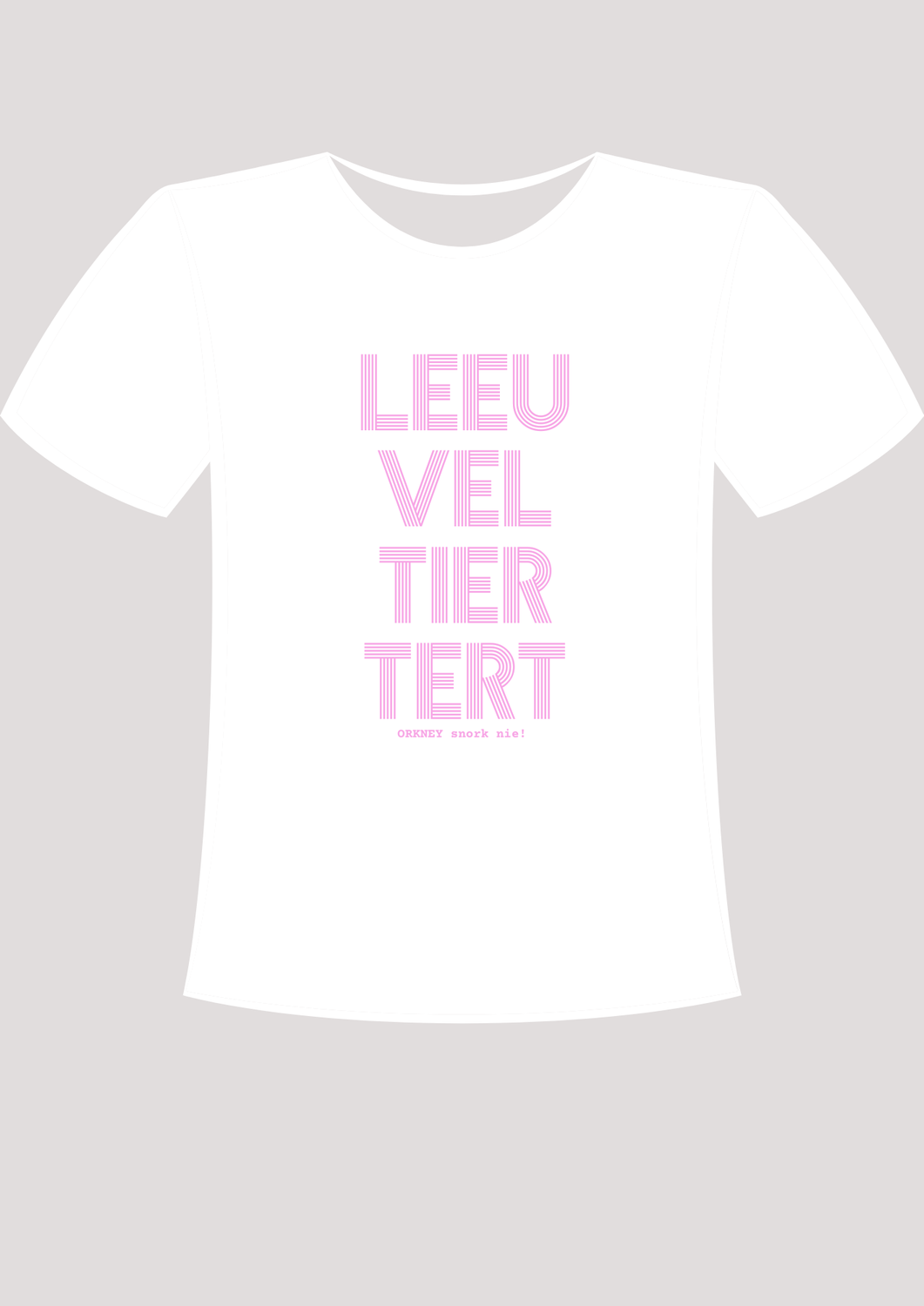 Leeuvel Tiertert KIDDIES t-hemde.