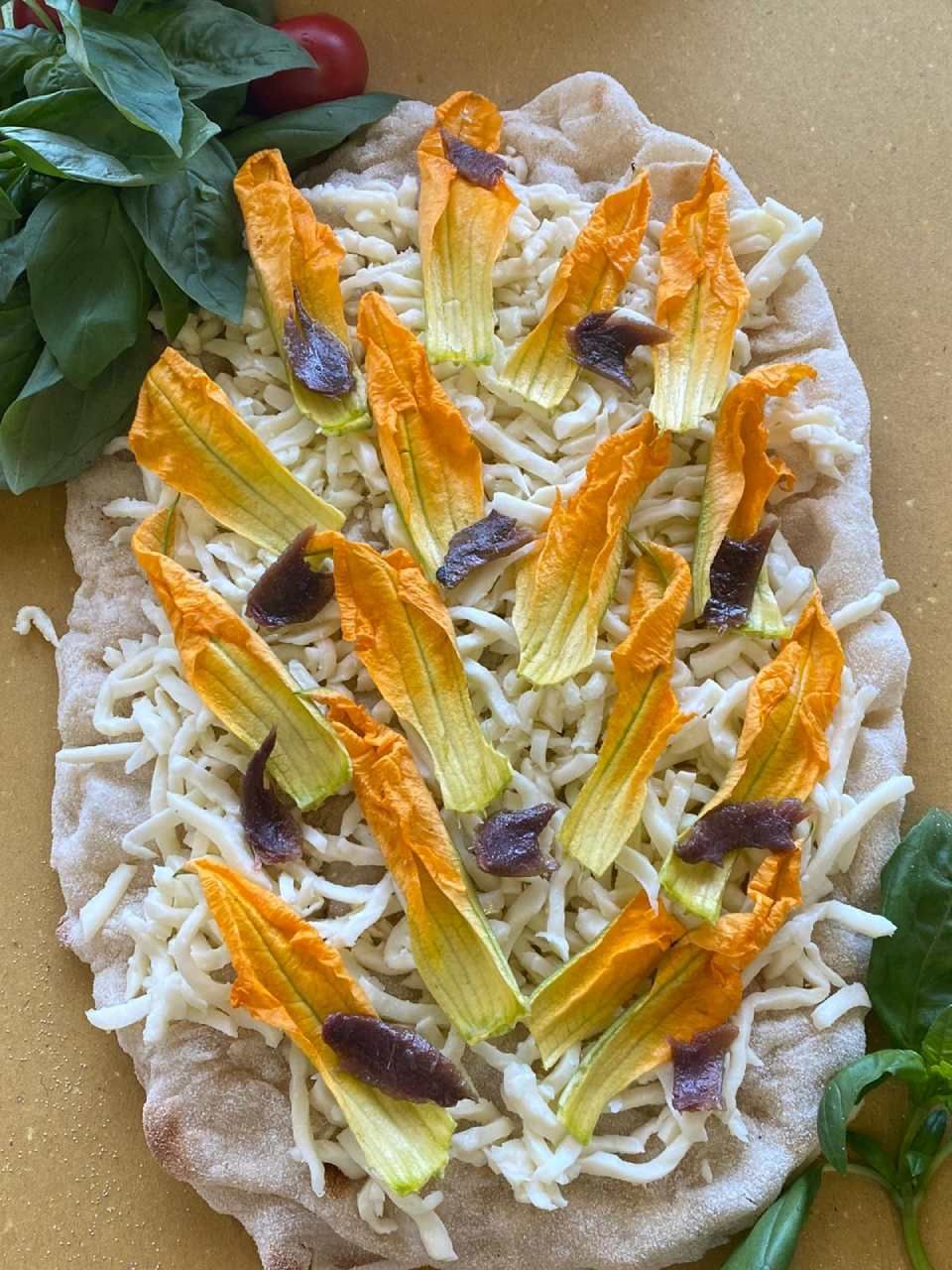 FIORI DI ZUCCA E ALICI