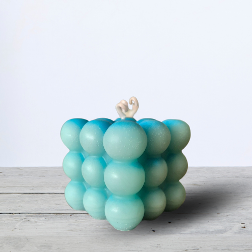 Kerze &quot;Big Bubble&quot; Blau