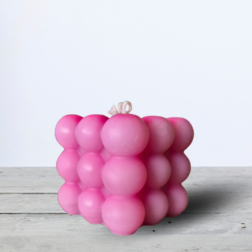 Kerze &quot;Big Bubble&quot; Rosa