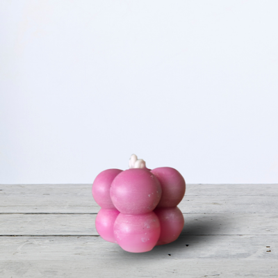 Kerze "Mini Bubble" Rosa