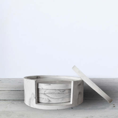 Untersetzer Set Marmor
