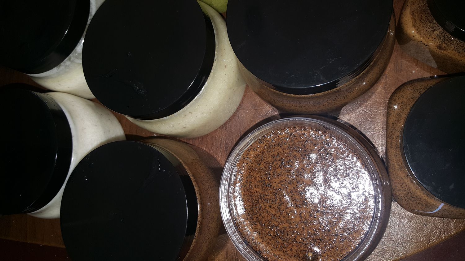 Coffee mocha sugar scrub