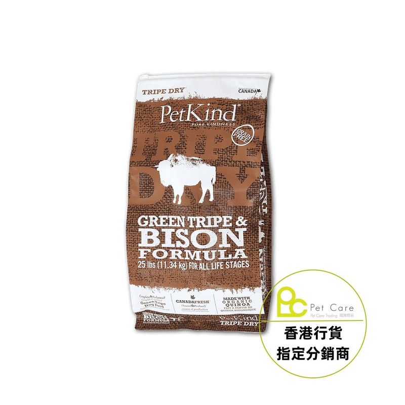 ​加拿大Petkind 無穀物牛及牛草胃配方狗乾糧 25lb