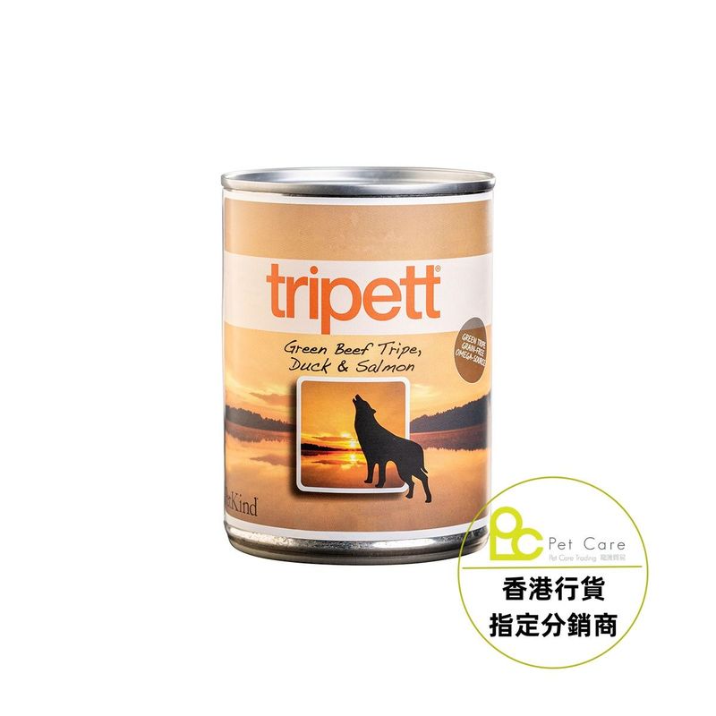 ​Tripper 牛草胃 & 鴨肉/三文魚配方 一盤12罐 (12oz 拉蓋)