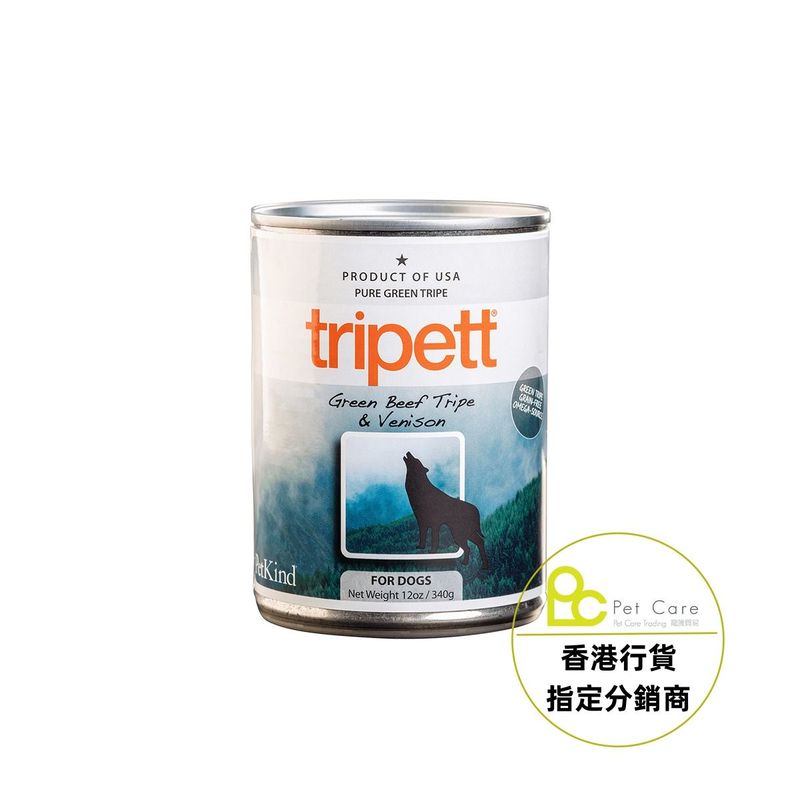 ​Tripper 牛草胃 & 鹿肉配方 一盤12罐 (12oz 拉蓋)