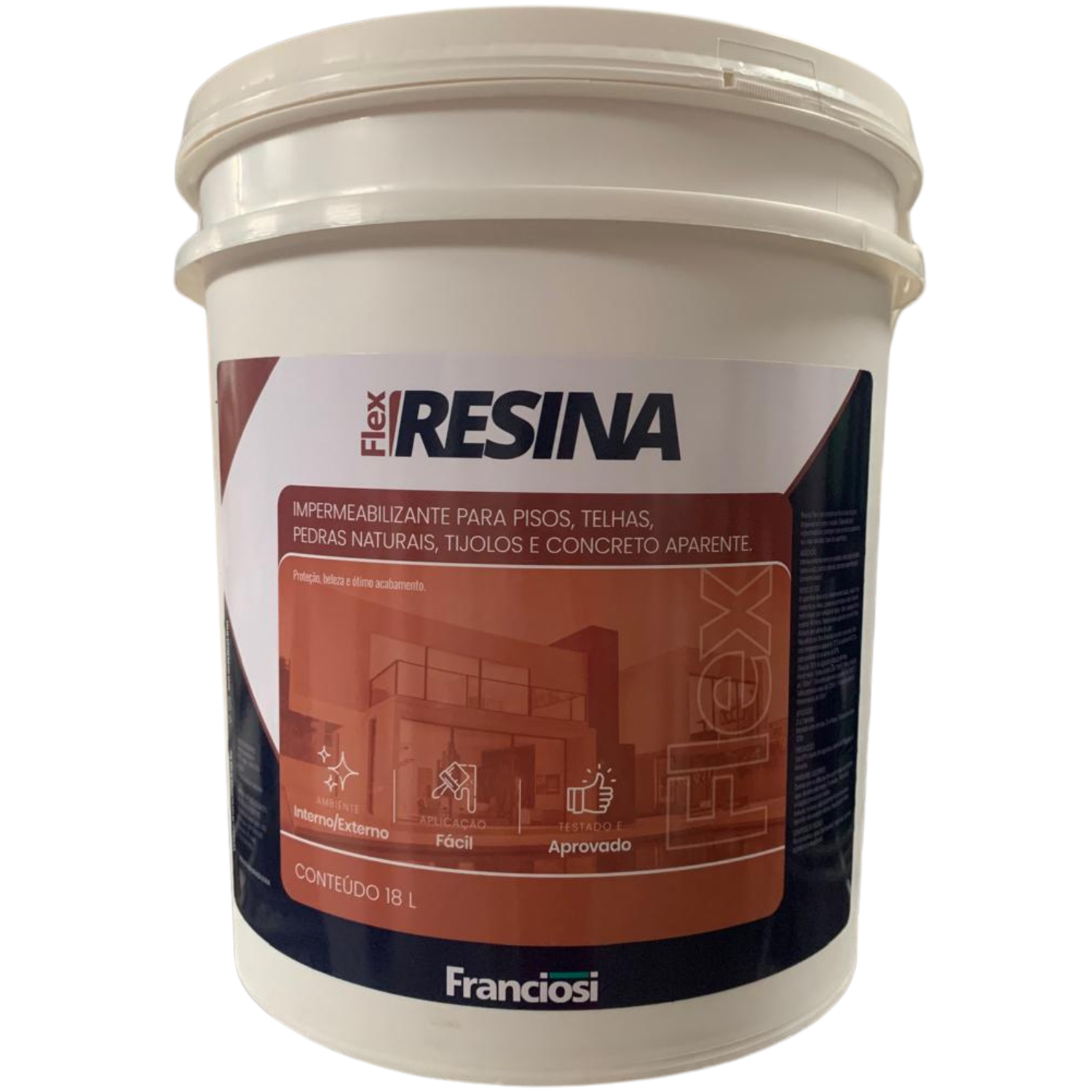 Resina Acrílica Flex Resina (INCOLOR/CERÂMICA)