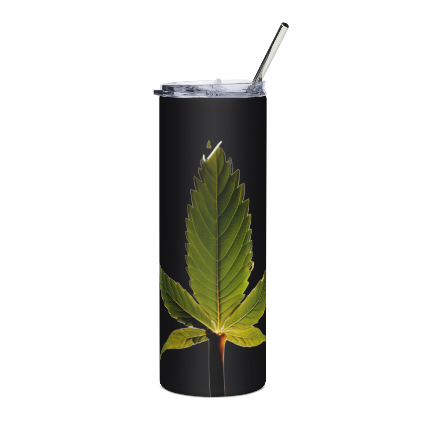 Hemp Leaf Stainless steel tumbler