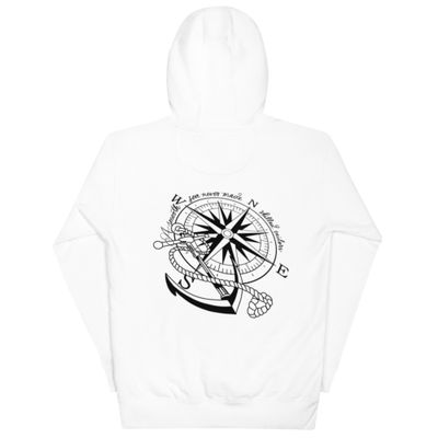 Anchor Hoodie white