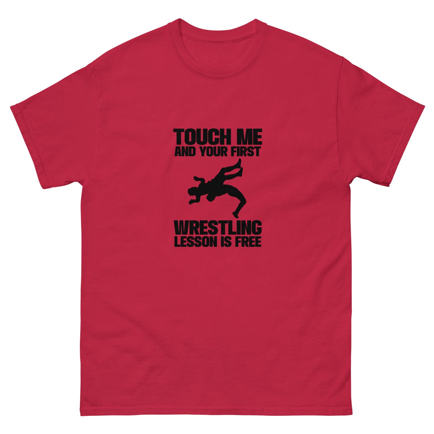 Free wrestling lesson tee