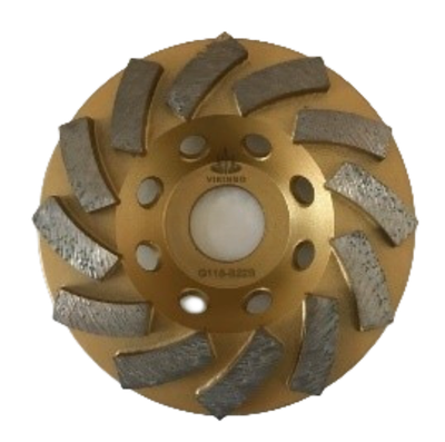 4&quot; COPA PARA DESBASTE, TIPO TURBO CON 12 SEGMENTOS. CALIDAD PREMIUM