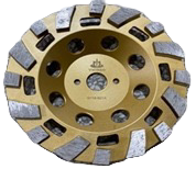 7&quot; COPA PARA DESBASTE, TIPO TURBO PLANO CON 16 SEGMENTOS
