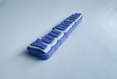 3D Printed Phrase Custom Sign 3” - 8.5” (Pick a Phrase)
