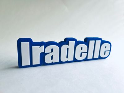 3D Printed Name Custom Sign 8&quot; (Pick a Name)