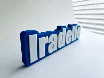 3D Printed Name Custom Sign 8&quot; (Pick a Name)