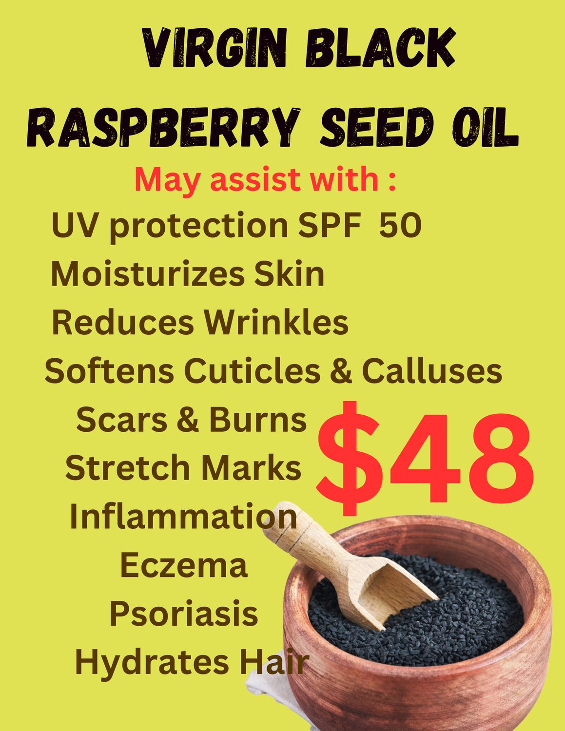 Virgin Black Raspberry Seed Oil