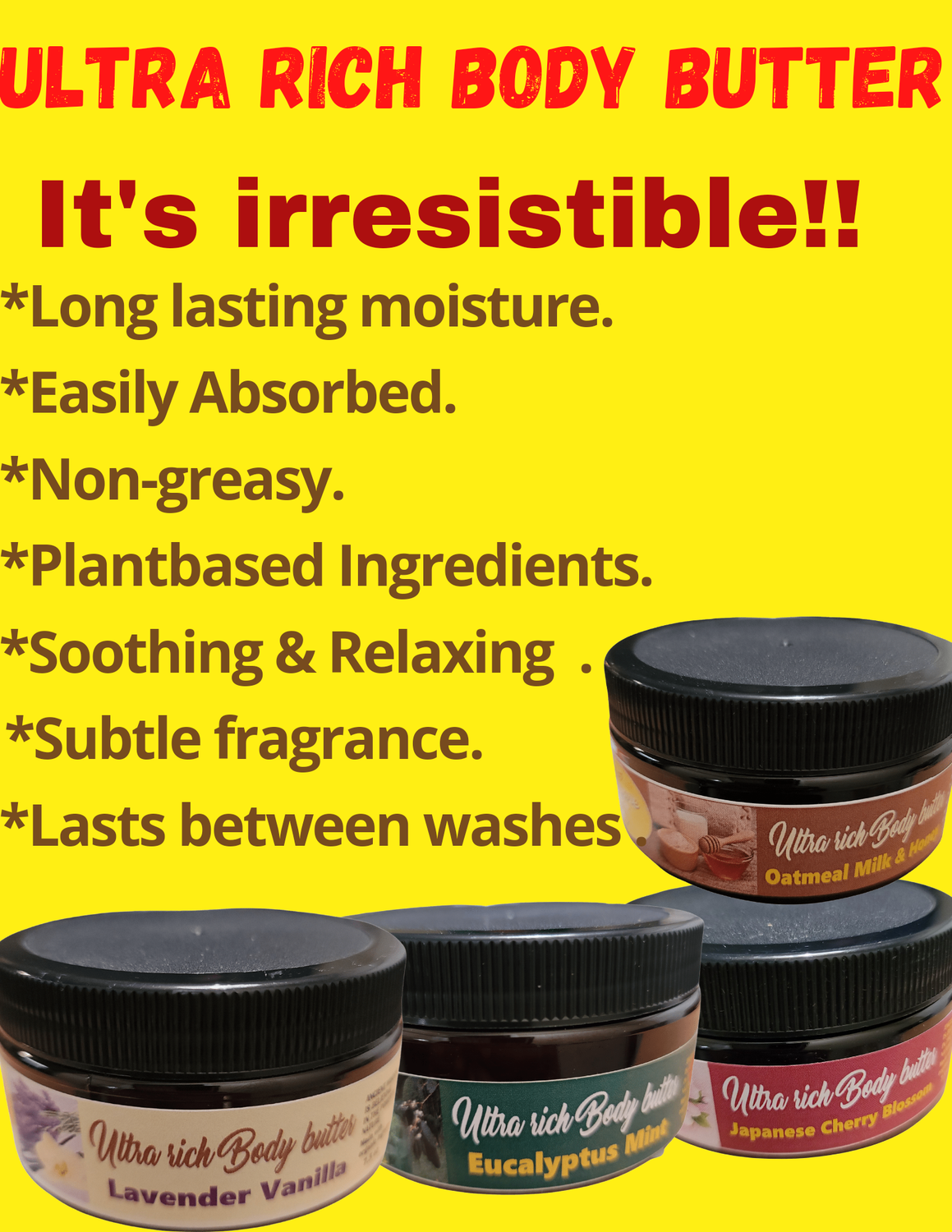 Desicare Organics Ultra Rich Body Butter