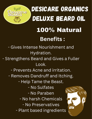 Desicare Organics  Deluxe Beard Oil
