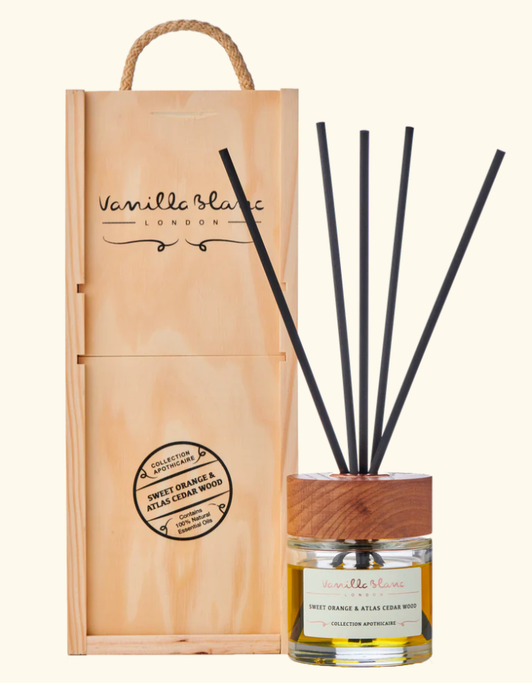 Gift Set Diffuser with RefillSweet Orange &amp; Atlas Cedar wood