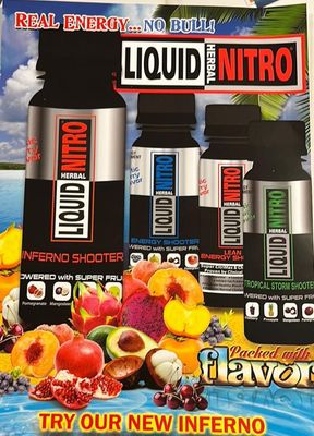 Liquid Herbal Nitro Tropical Storm Energy Shooter