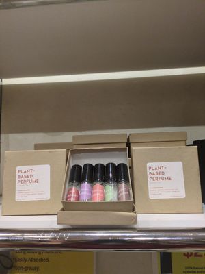 Plant Based Perfume Set ( Rose Patchouli, Lavender Sandalwood,  Cardamon Grapefruit, Coconut Lime Verbena and Vanilla Cashmere