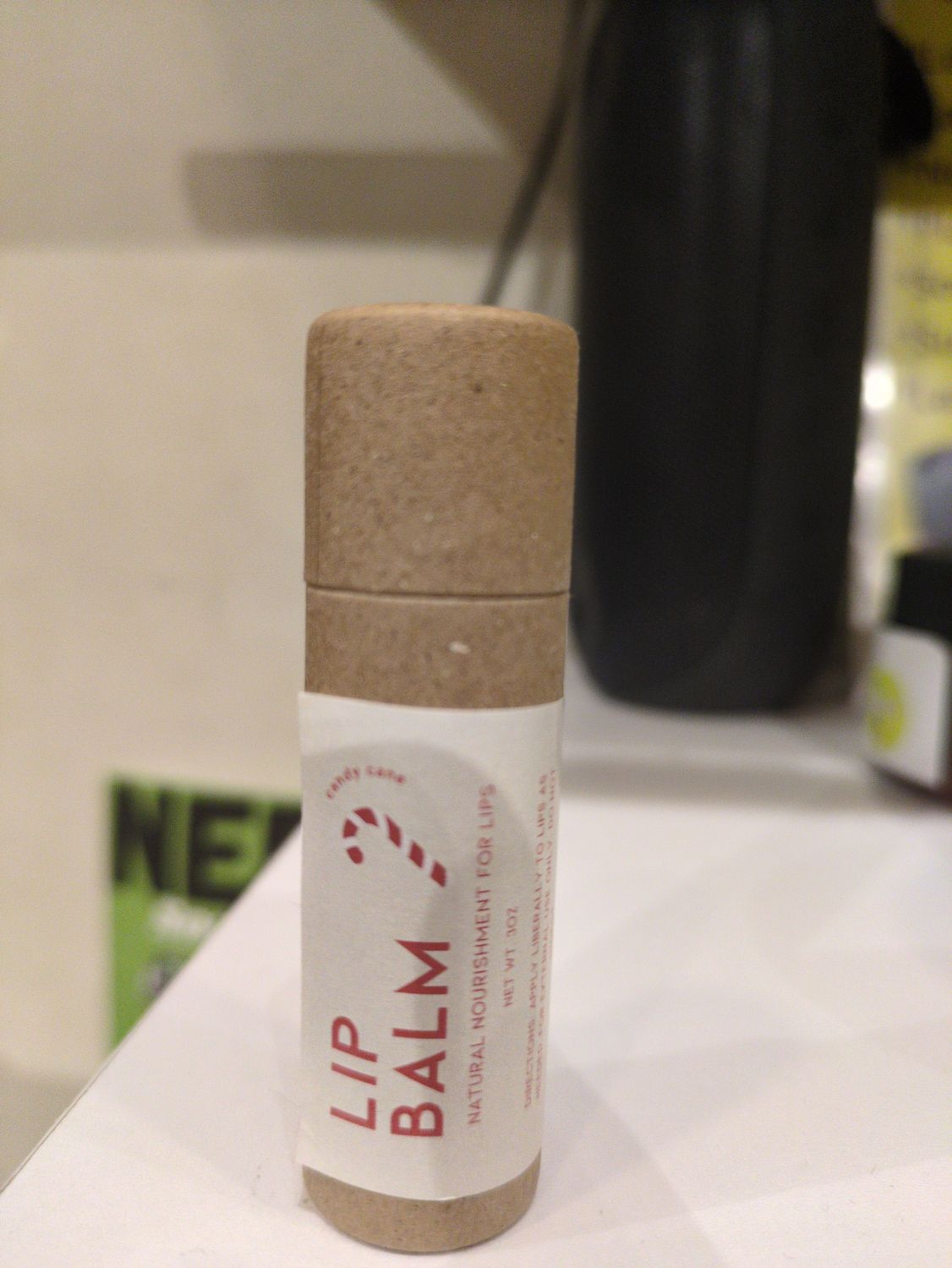 Lip Balm Organic Candy Cane