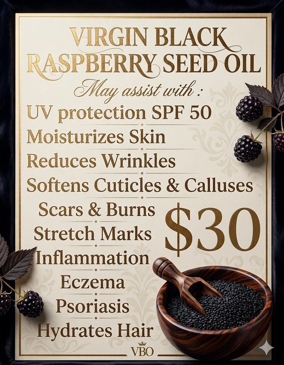 Virgin Black Raspberry Seed Oil