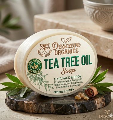 Desicare Organics Tea Tree Oil Bar Soap