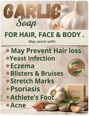 Desicare Organics Garlic Soap