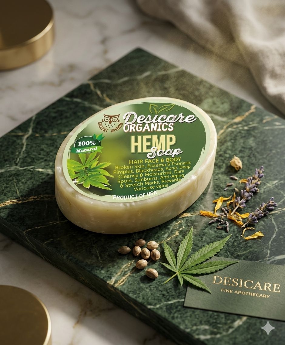 Desicare Organics Hemp Soap