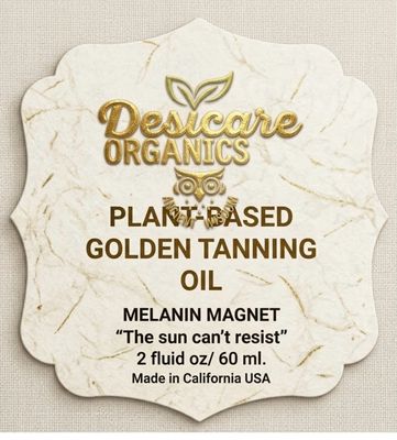 Plant-Based Golden Tanning Oil